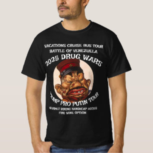 HG TRUMP FASCIST BUS TUR SEMESTER KRYSSNING T SHIRT