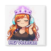 HG Veteran: Elite Crown Avatar Magnet