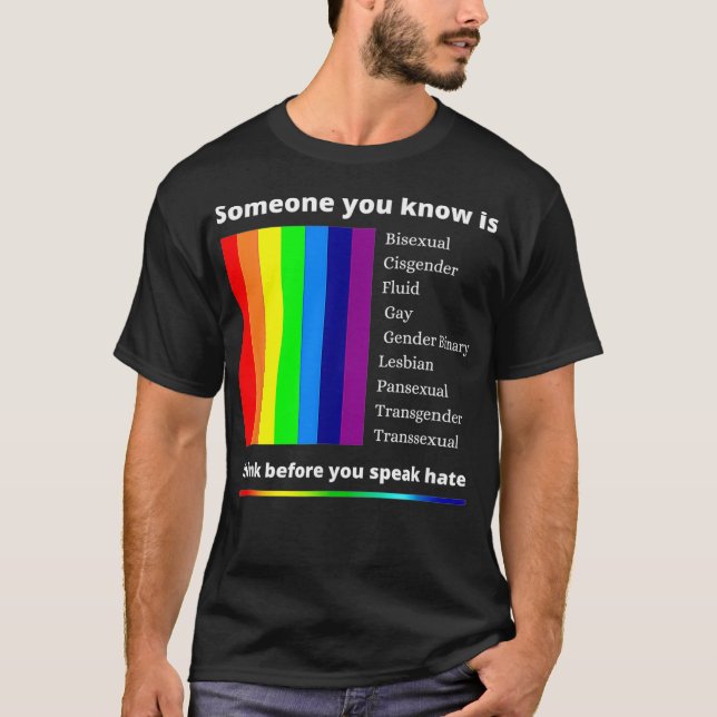 HGBTQ ALLY GAY PRIDE SHIRT RAINBOW FLAGGA 2021 T SHIRT (Framsida)