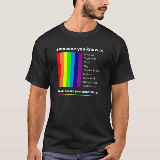 HGBTQ ALLY GAY PRIDE SHIRT RAINBOW FLAGGA 2023 T SHIRT (Framsida)