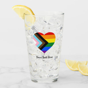 HGBTQ & Pride - Flagga av rabattglas för regnbåge Glaskopp