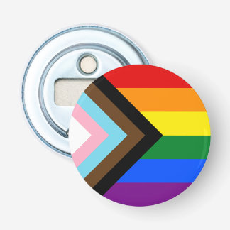 HGBTQ & Pride - Flagga för regnbågsförlopp Flasköppnare