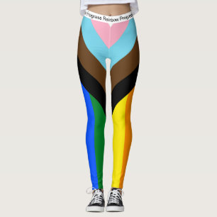 HGBTQ & Pride - Flagga för regnbågsförlopp Leggings