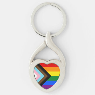 HGBTQ & Pride - Nyckelkedja för regnbågsförlopp