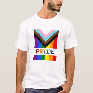 HGBTQ & Pride - Regnbågsförloppet i mode T Shirt