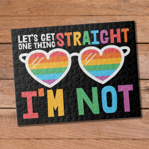 HGBTQ-pridet Låt oss att få en Sak Rak. Jag är int Pussel