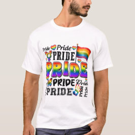 HGBTQ-PRIDET, RAINBOW KÄRLEK OCH SUPPORT T SHIRT
