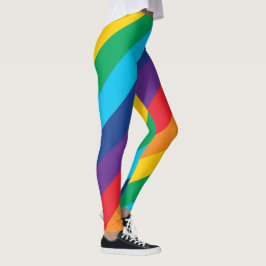 HGBTQ-Pridet Regnbåge mönster Legging