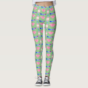 HGBTQIA Transgender Pride Caterpelare to Butterfly Leggings