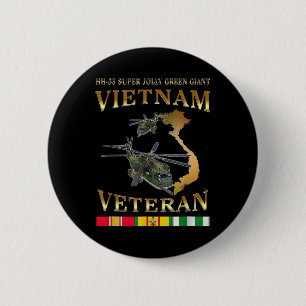 HH-53 Toppen Jolly Grönt Giant Helicopter Vietnam Knapp