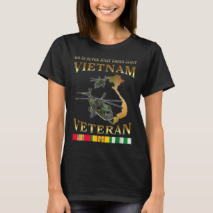 HH-53 Toppen Jolly Grönt Giant Helicopter Vietnam  T Shirt