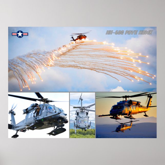 HH-60 G PAVE HAWK POSTER (Framsidan)