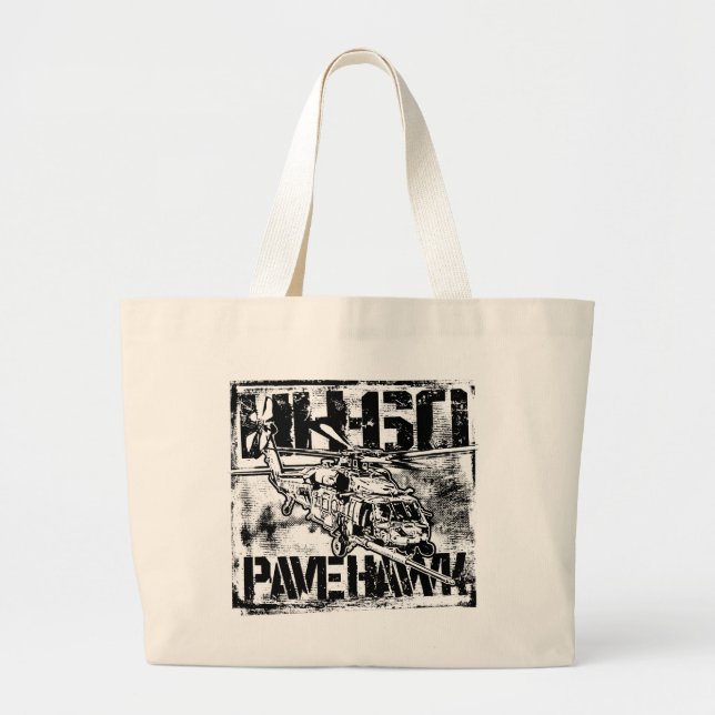HH-60 Pave Hawk Jumbo Tote Bag Jumbo Tygkasse (Framsidan)