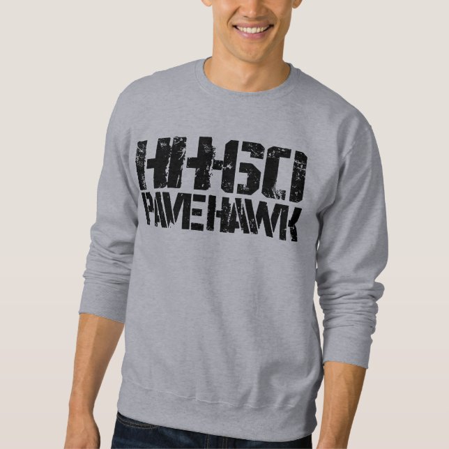 HH-60 Pave Hawk Manar Basic Sweatshirt T-Shirt (Framsida)