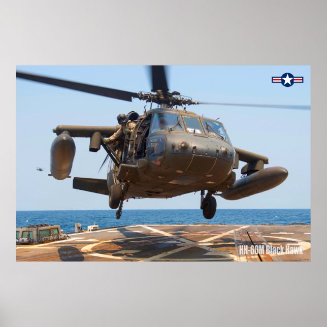 HH-60M BLACKHAWK POSTER (Framsidan)