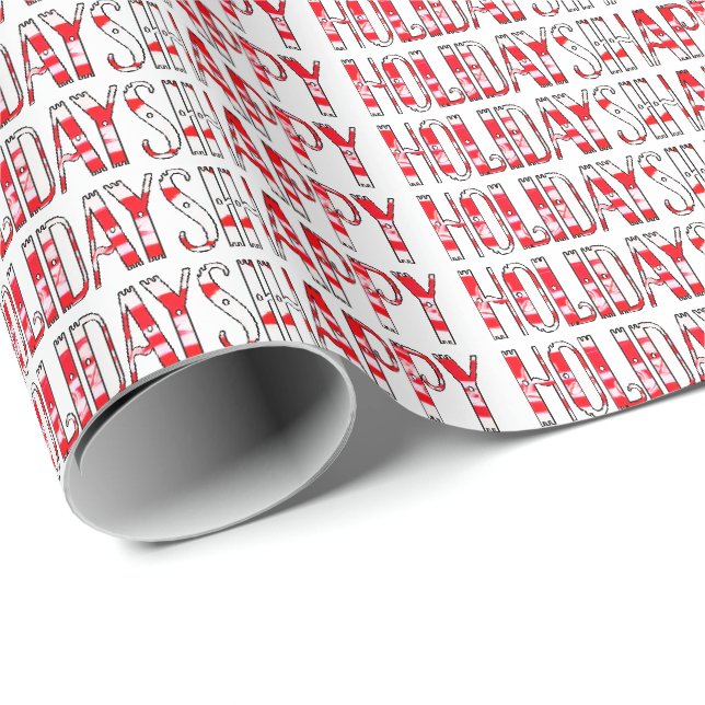 HH mot Snö Presentpapper (Rullad Hörn)