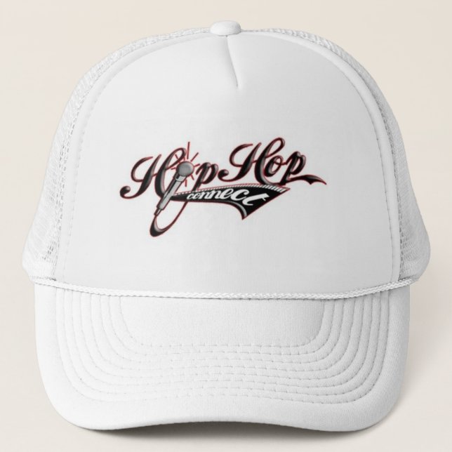 HHop design (grundläggande vit) Truckerkeps (Framsida)