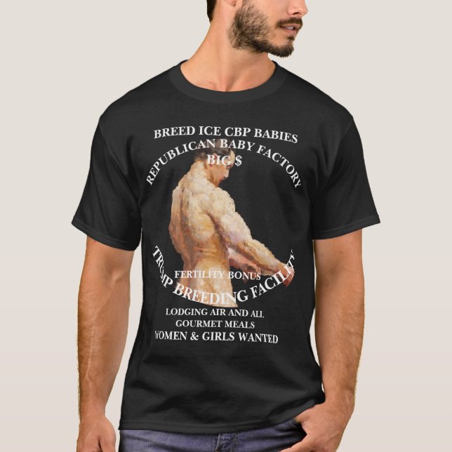 HHS CBP Trump upprorslagen krigslagar förklarar T Shirt (Framsida)