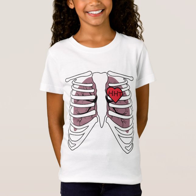 HHT Halloween Imaging Kids T-Shirt (flickor) (Framsida)