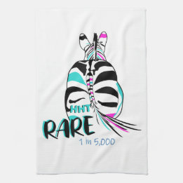 HHT Sällsynt Disease Zebra Hand Towel Kökshandduk