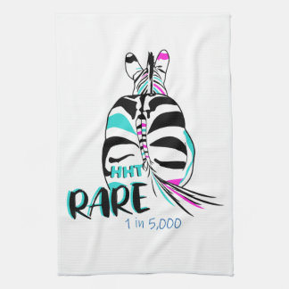 HHT Sällsynt Disease Zebra Hand Towel Kökshandduk