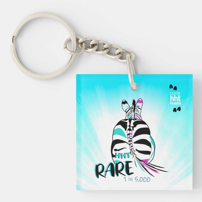 HHT Sällsynt Zebra Keychain (Framsidan)