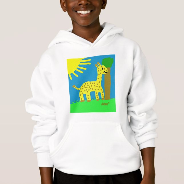 HI54ECO™ Girard Giraffe Boy Tee (Framsida)