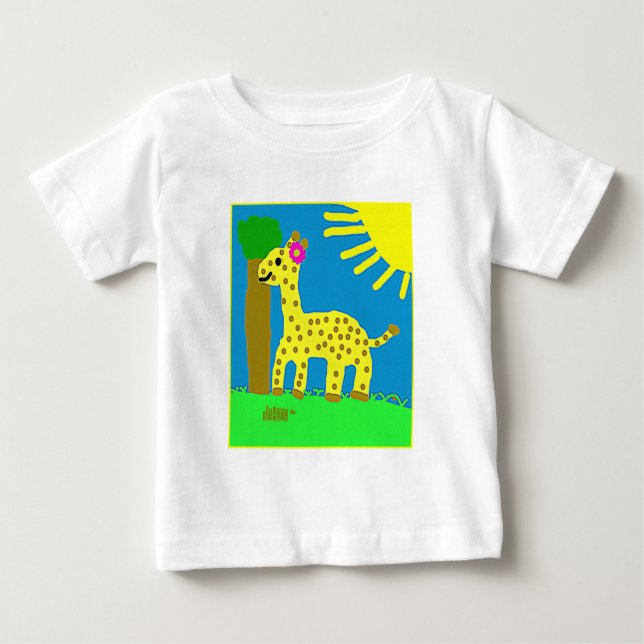 HI54ECO™ Giselle Giraffe Girl Tee (Framsida)