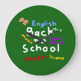 HI54EDU Back to school Stor Klocka