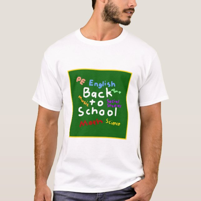 HI54EDU Back to school T Shirt (Framsida)