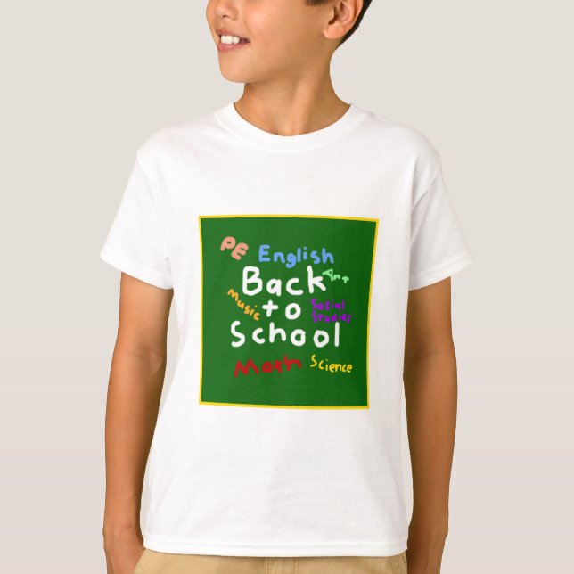 HI54EDU Back to school T Shirt (Framsida)