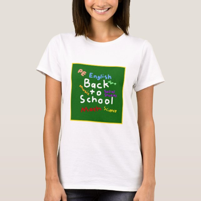HI54EDU Back to school T Shirt (Framsida)