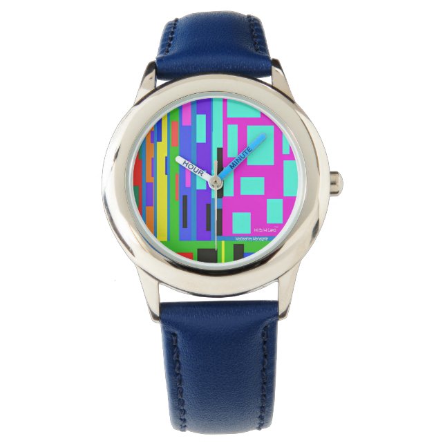 HI54GEO Geo Byggnad Armbandsur (Framsida)