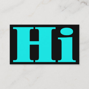 Hi!Cheery.All purpose.Introduction-telefonkort.