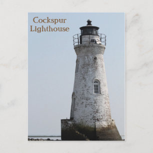 Hi def Photography Cockspur Lighthouse, Savannah Vykort