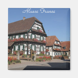 Hi def Photography of Alsace Frankrike Magnet
