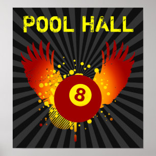 hi-fi bassäng hall poster