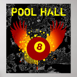 hi-fi bassäng hall poster