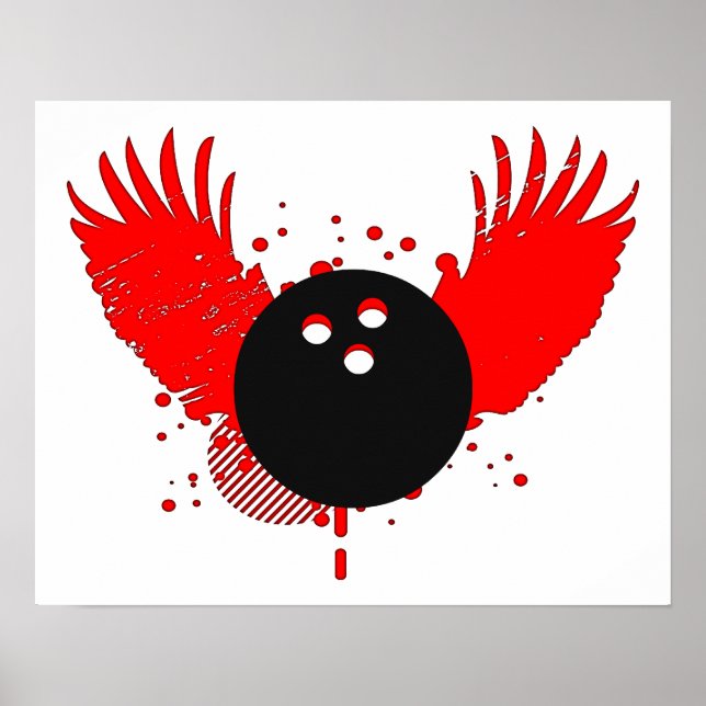 hi-fi bowling poster (Framsidan)