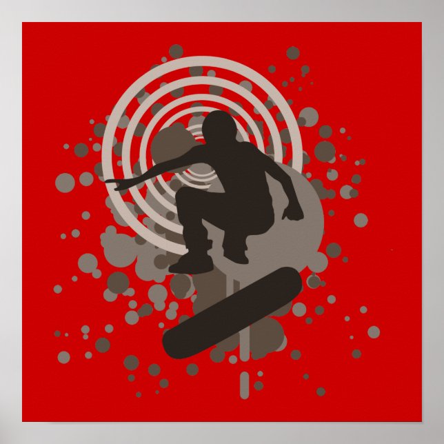 Hi-fi-skateboarding : bubblor : poster (Framsidan)