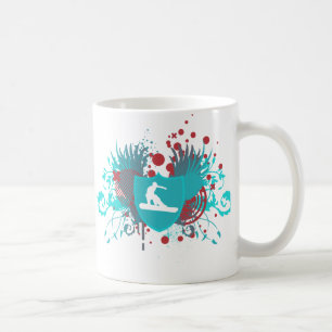 Hi-fi snowboard kaffemugg
