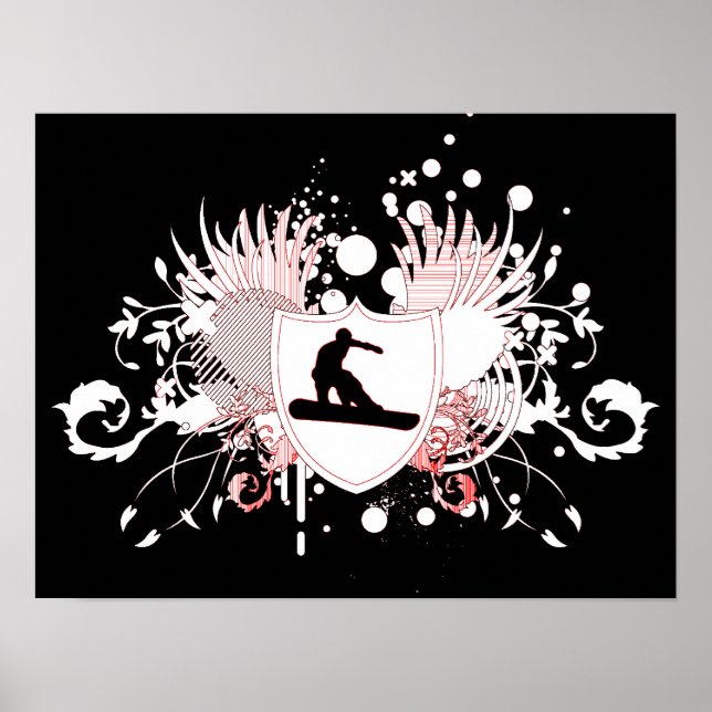 hi-fi snowboarding poster (Framsidan)