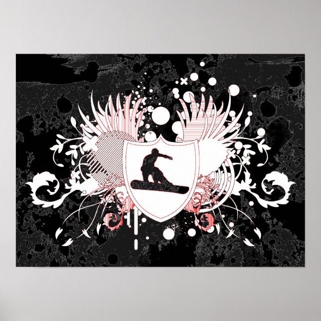 hi-fi snowboarding poster (Framsidan)