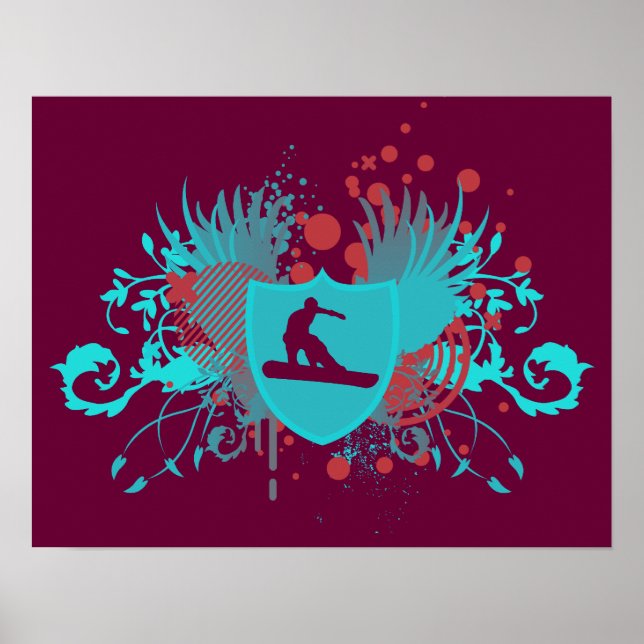 hi-fi snowboarding poster (Framsidan)