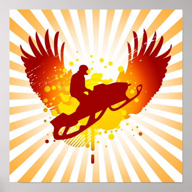 hi-fi snowmobiling poster (Framsidan)