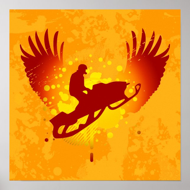 hi-fi snowmobiling poster (Framsidan)