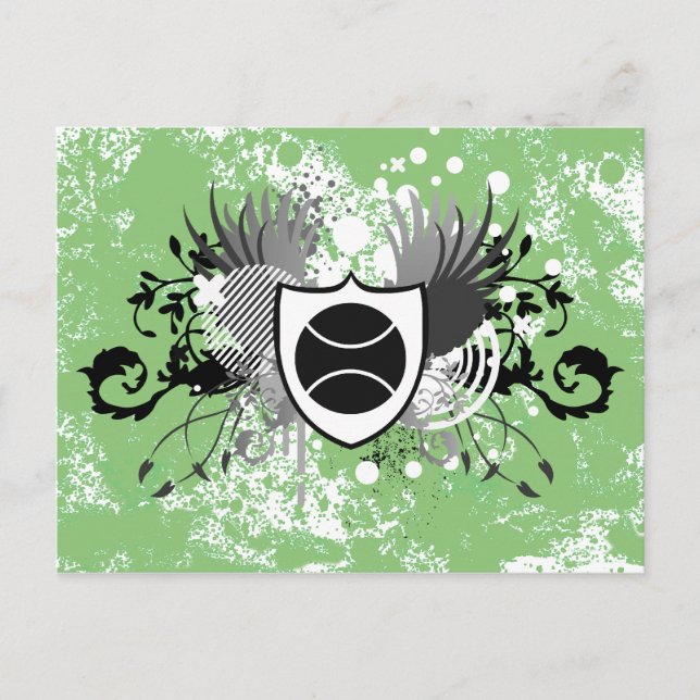 hi-fi tennis vykort (Framsida)