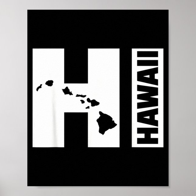 HI Hawaiiöarna Poster (Framsidan)