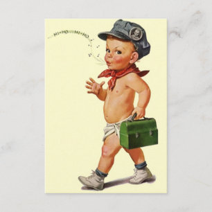 Hi Ho Whistler Design Vintage - tomma inbjudningar