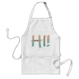 hi! Human intelligence Förkläde